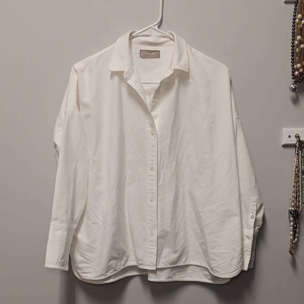 Everlane White Button Down Shirt